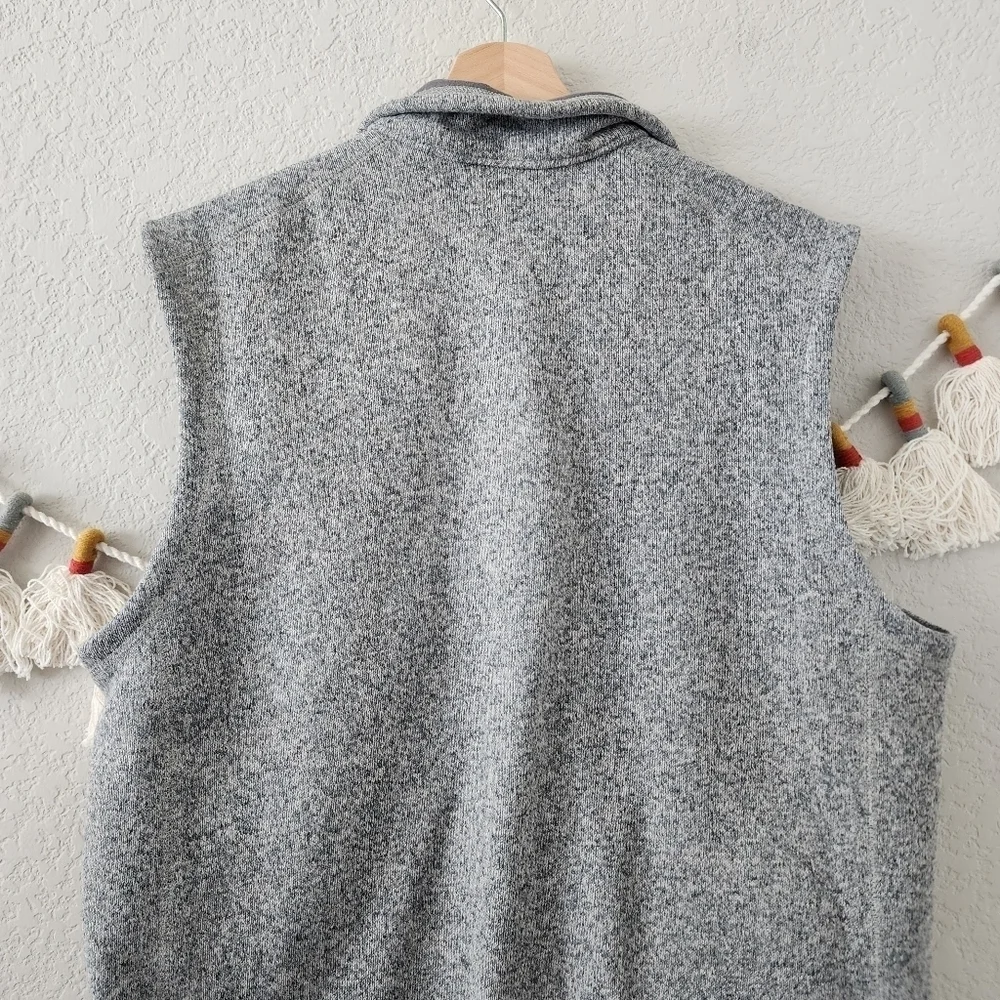 Patagonia Better Sweater Fleece Vest Stonewash Outdoor Full Zip Casual Mens L - Picture 9 of 12